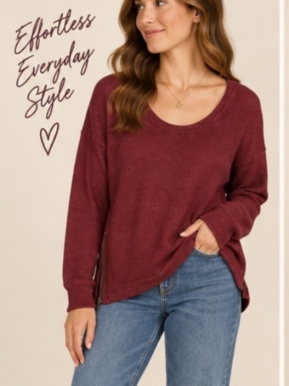 Knot Sisters Shirt With Zippers